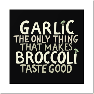 Gralic lover funny broccoli design Posters and Art